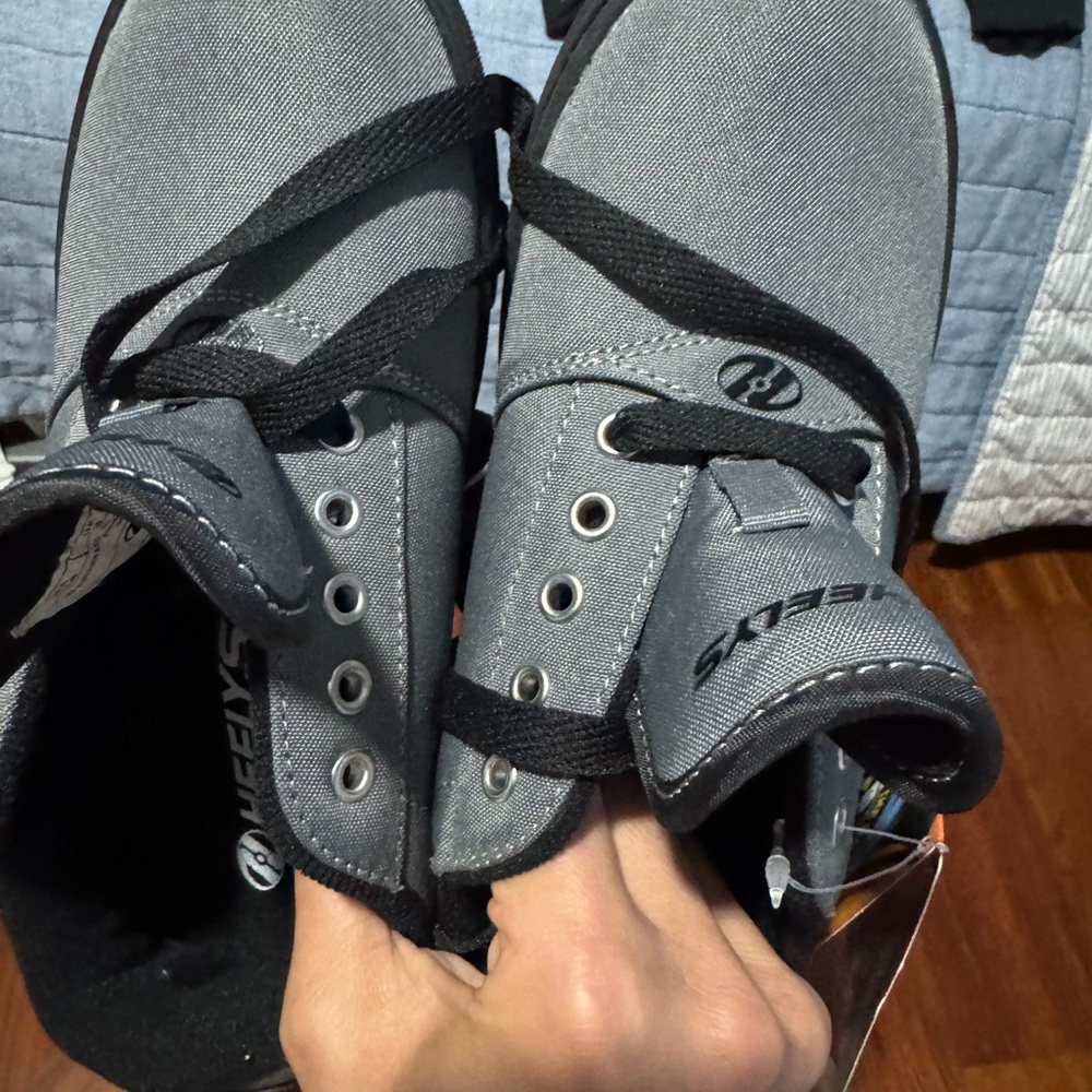 Heelys Charcoal Sneakers with Black Accents